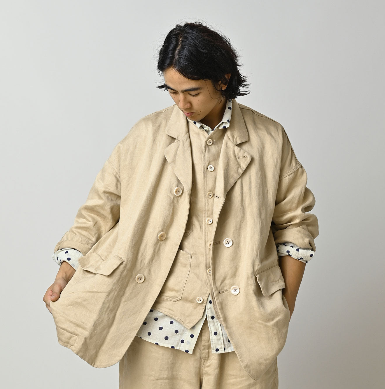 Linen Sateen Uma Jacket - Image 9