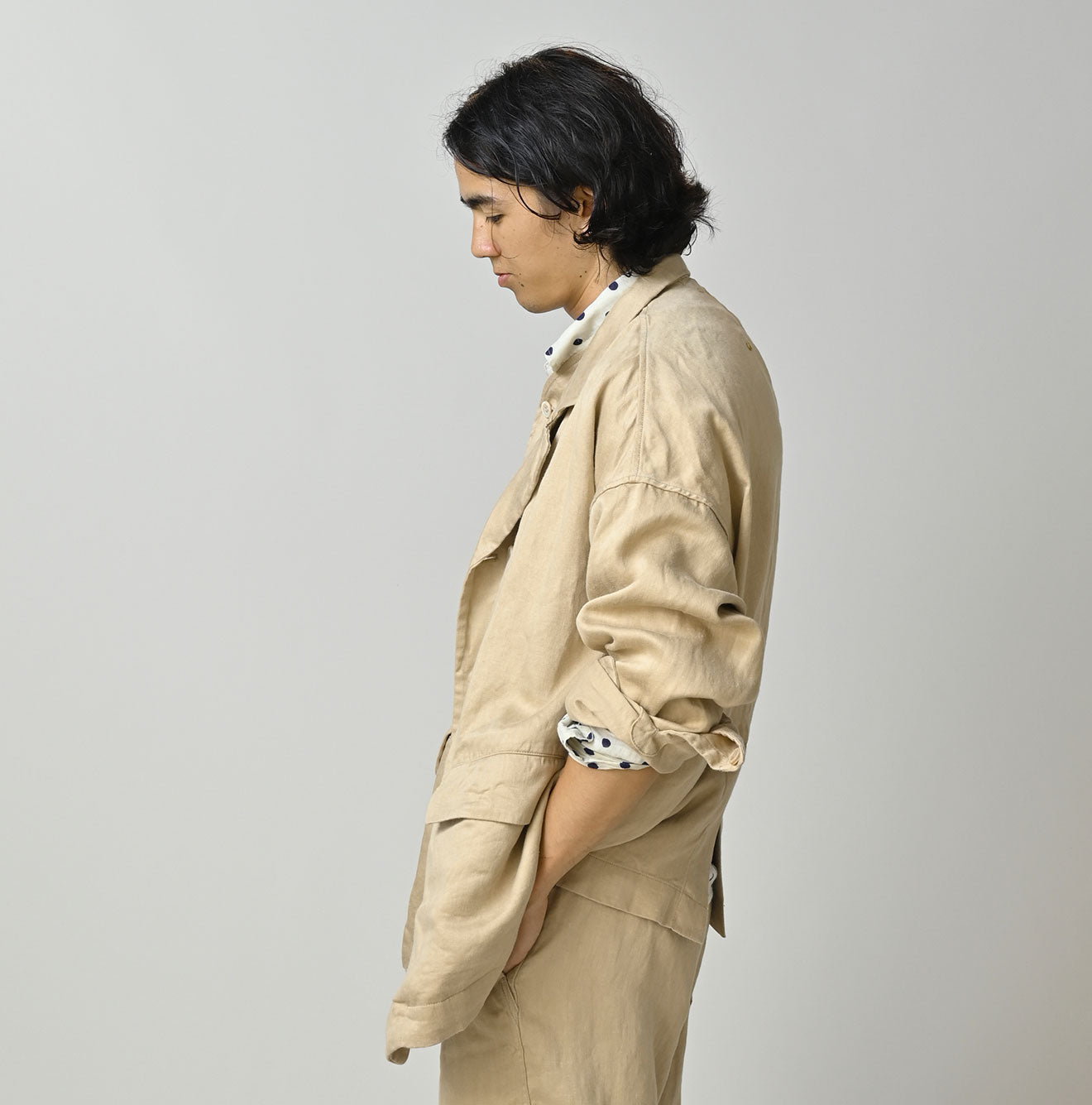 Linen Sateen Uma Jacket - Image 10