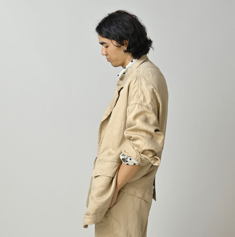 Linen Sateen Uma Jacket - Image 10