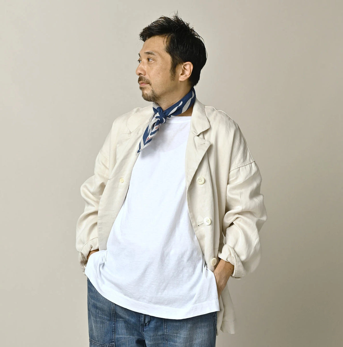 Linen Sateen Uma Jacket
