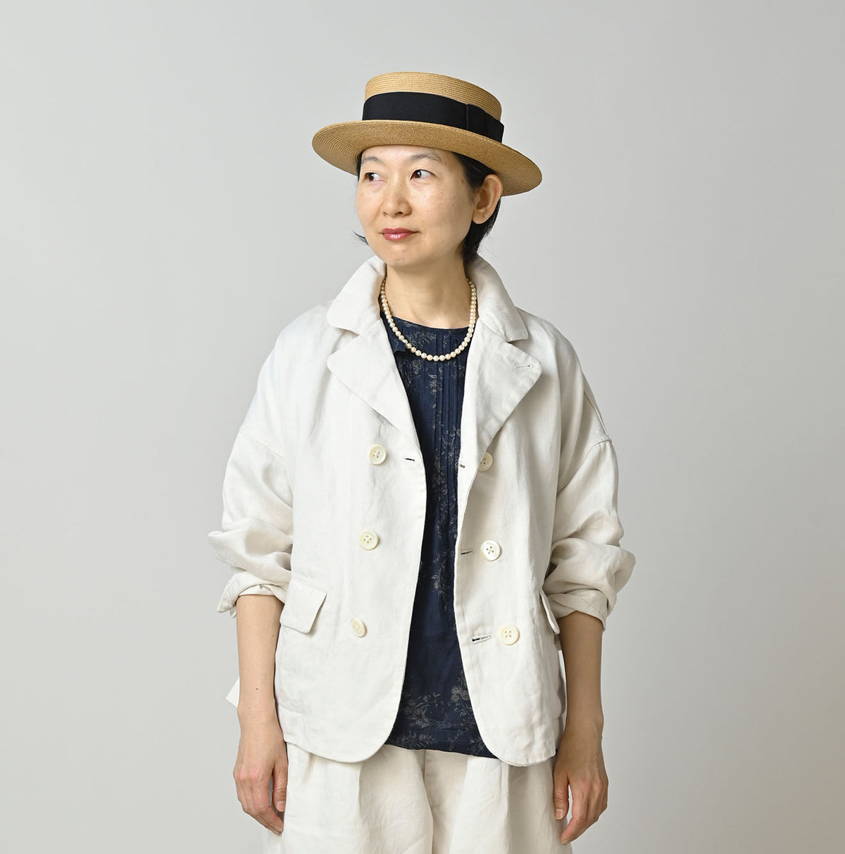 Linen Sateen Uma Jacket