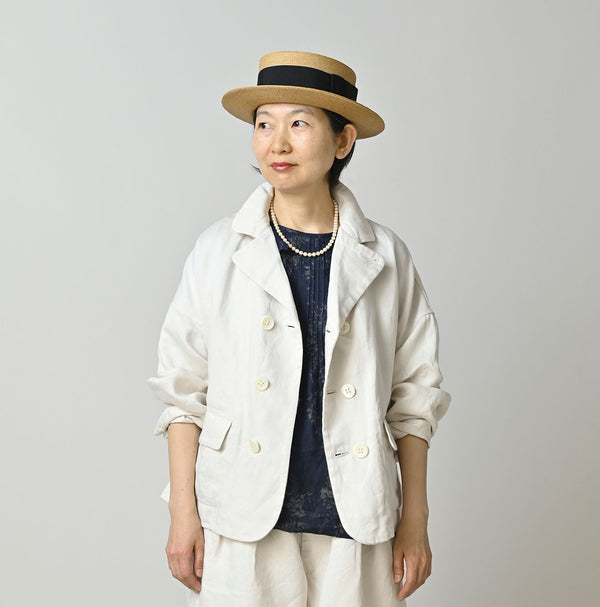 Linen Sateen Uma Jacket