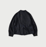 Indigo Linen Sateen Uma Jacket