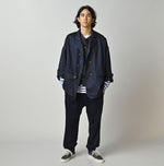 Indigo Linen Sateen Uma Jacket