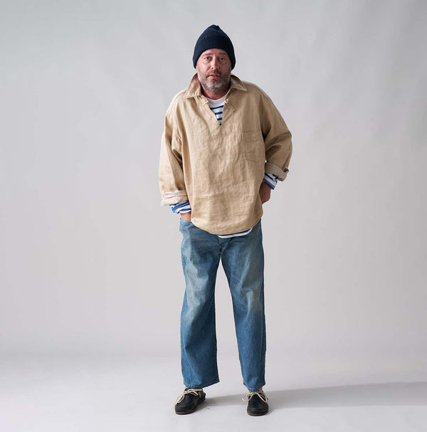 Linen Sateen 908 Duffer Shirt