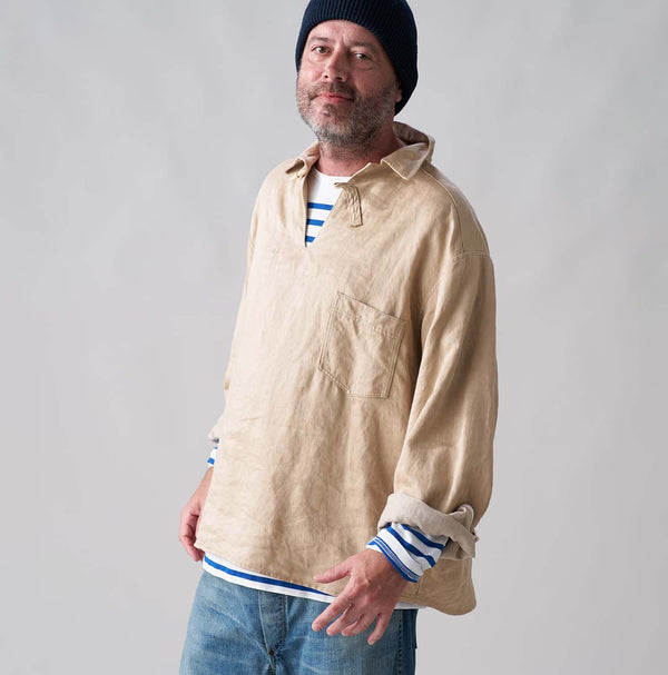 Linen Sateen 908 Duffer Shirt