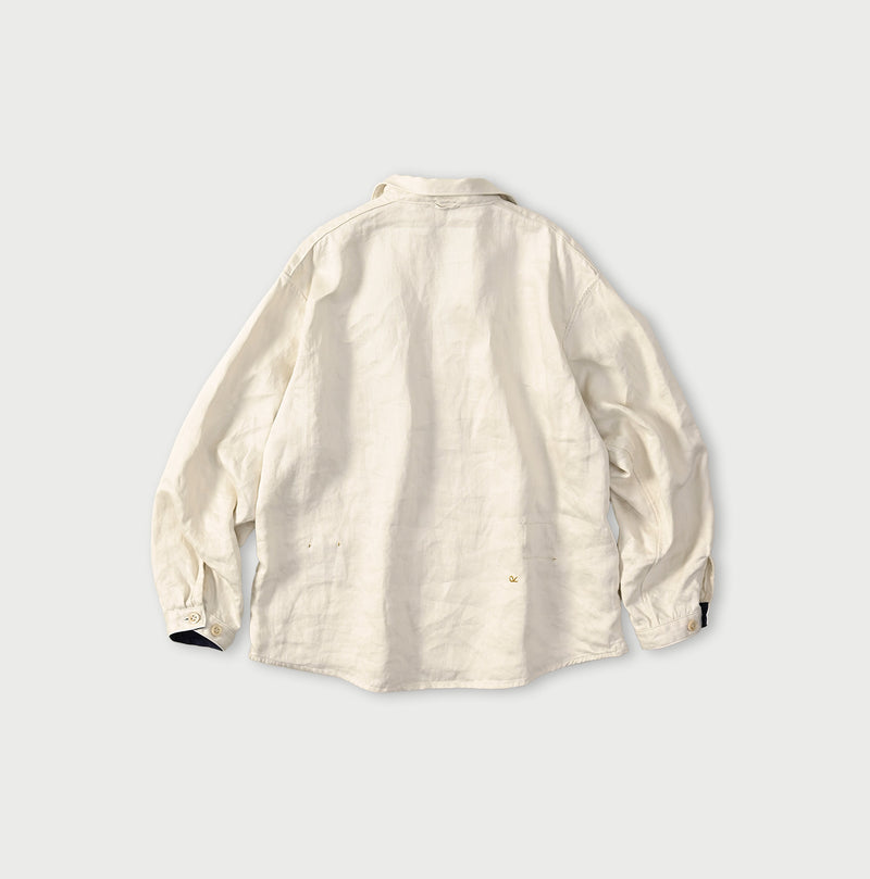 Linen Sateen 908 Duffer Shirt - Image 18
