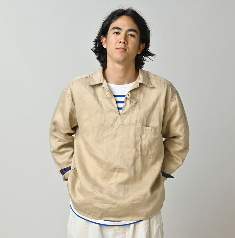 Linen Sateen 908 Duffer Shirt - Image 11