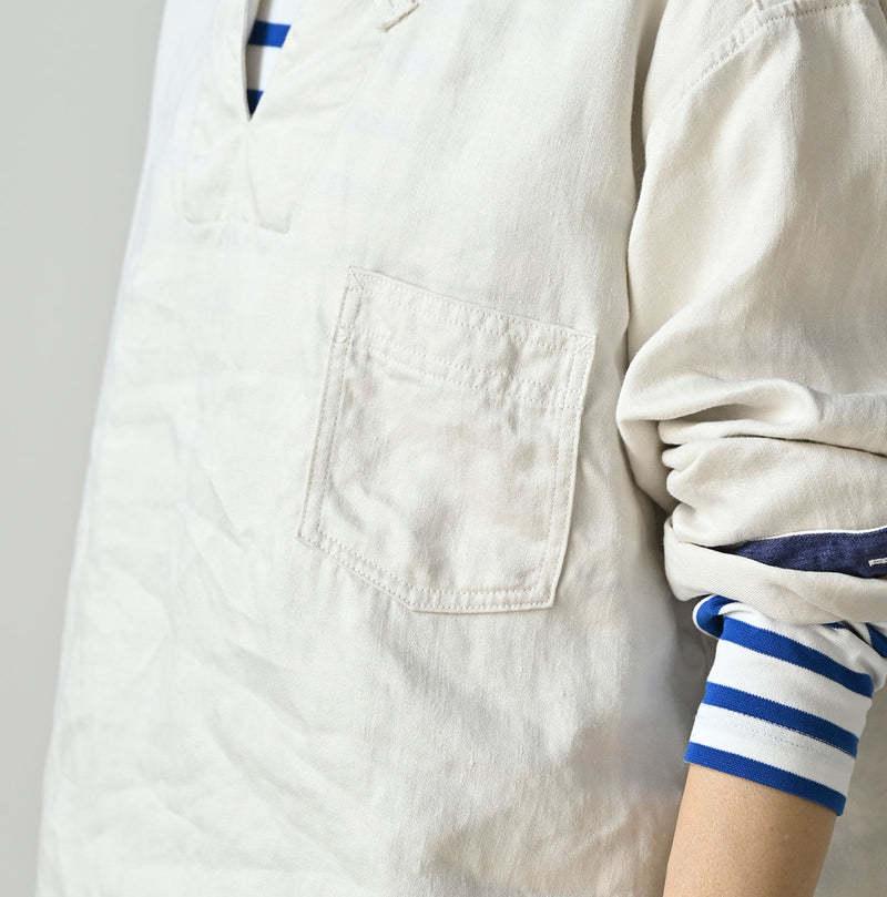 Linen Sateen 908 Duffer Shirt - Image 15