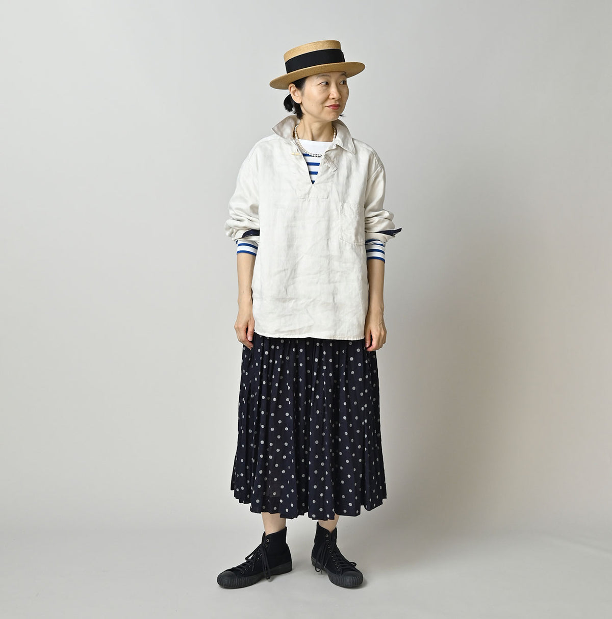 Linen Sateen 908 Duffer Shirt