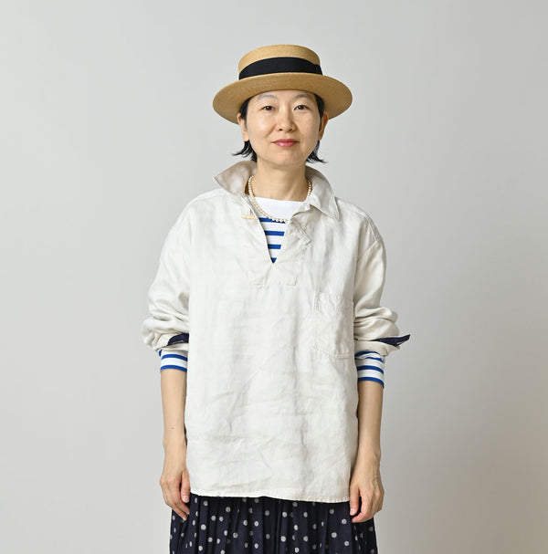 Linen Sateen 908 Duffer Shirt