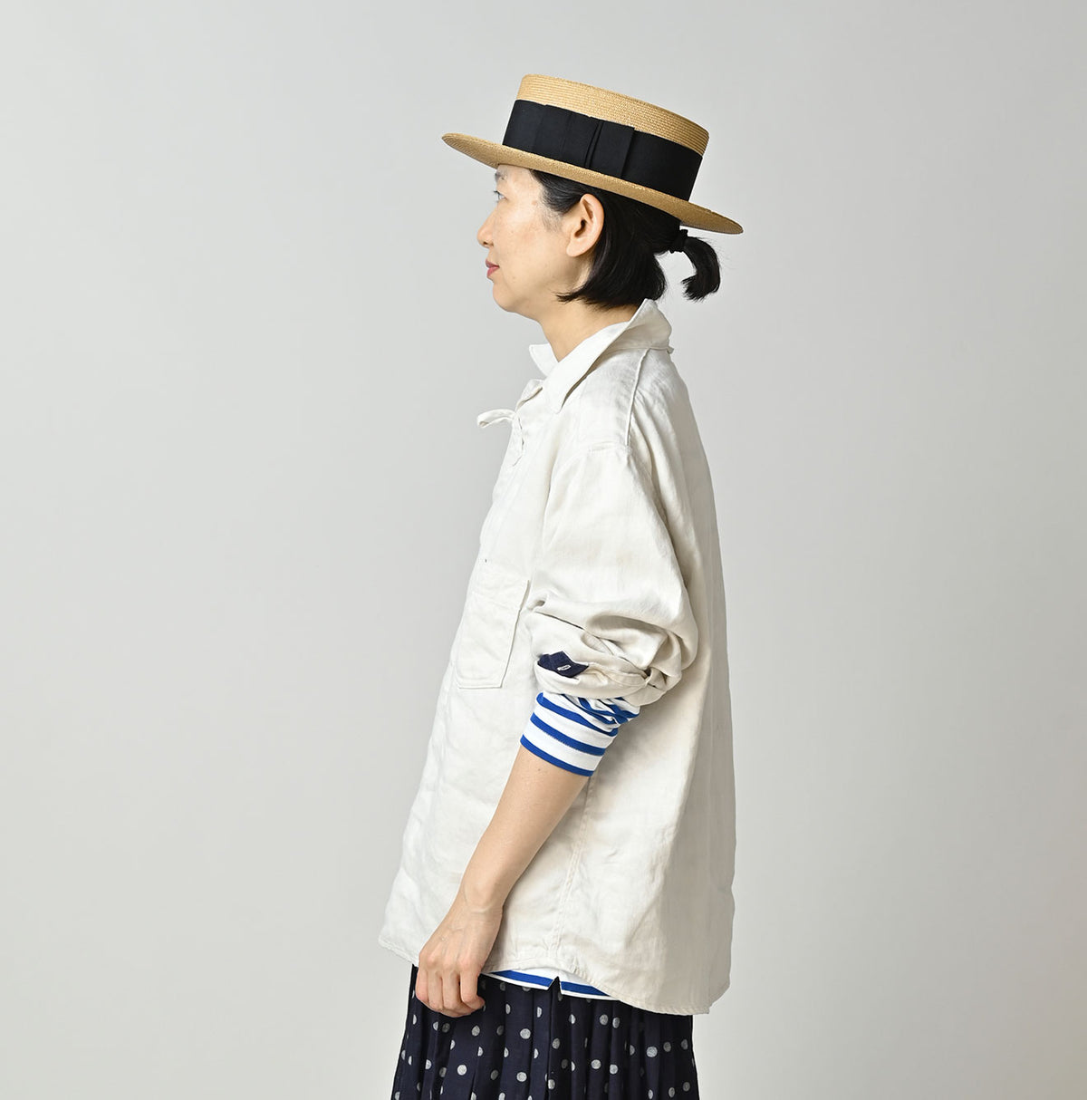 Linen Sateen 908 Duffer Shirt