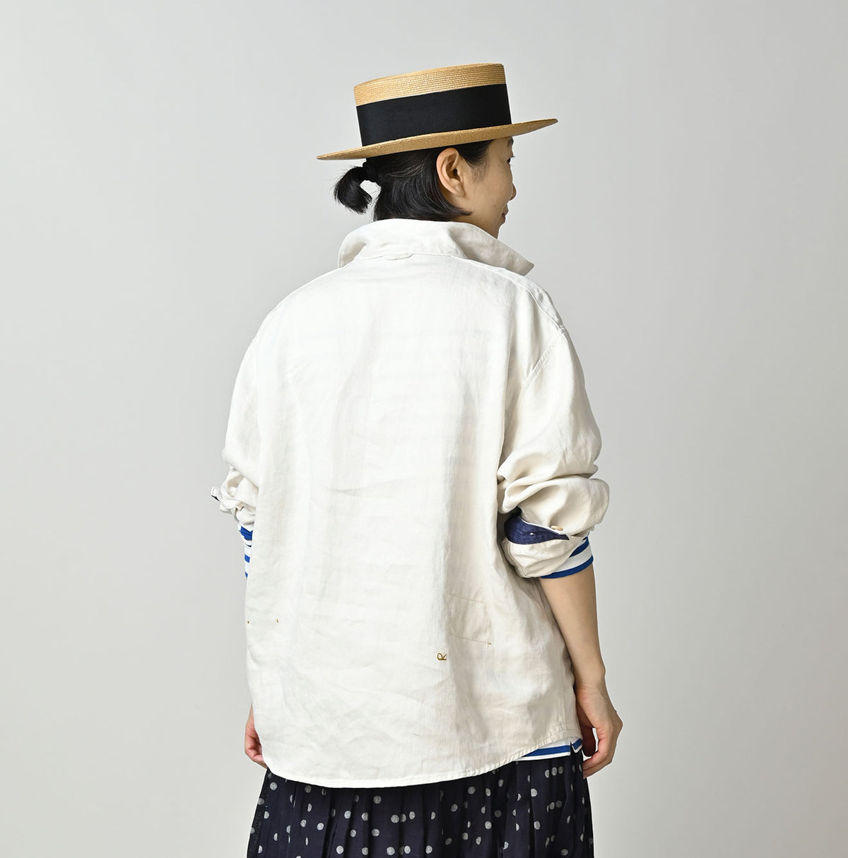 Linen Sateen 908 Duffer Shirt
