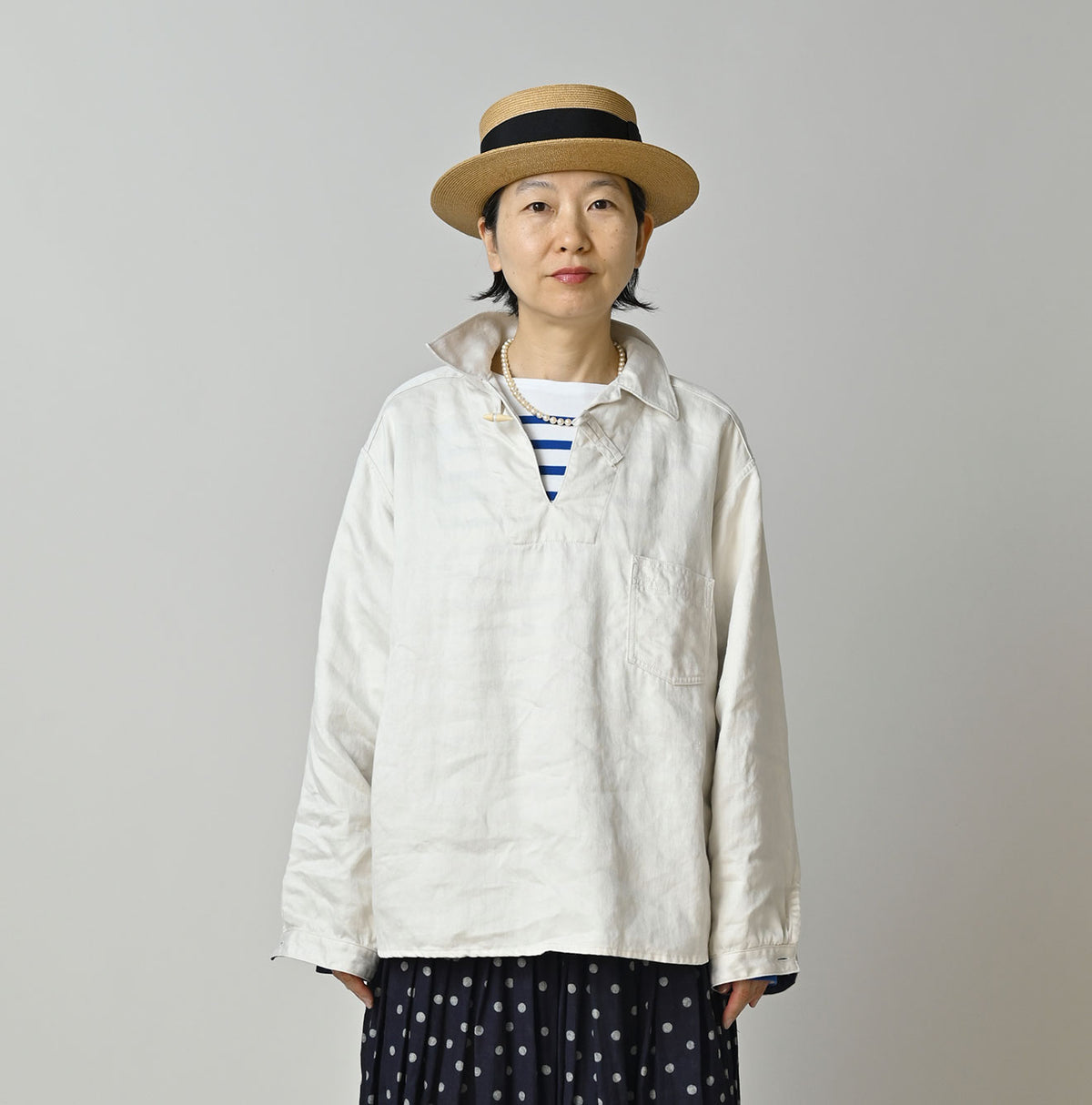 Linen Sateen 908 Duffer Shirt