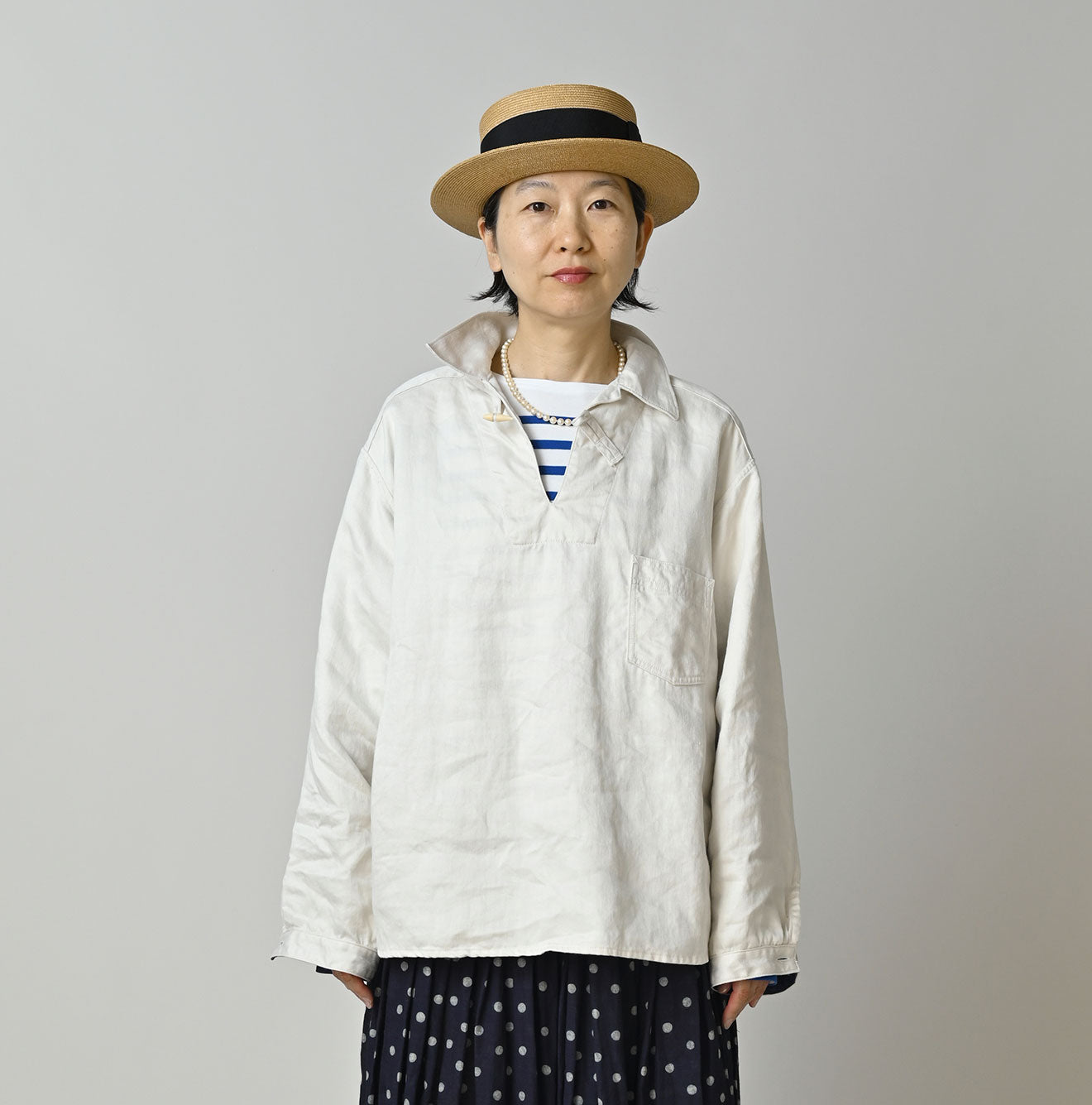 Linen Sateen 908 Duffer Shirt - Image 10