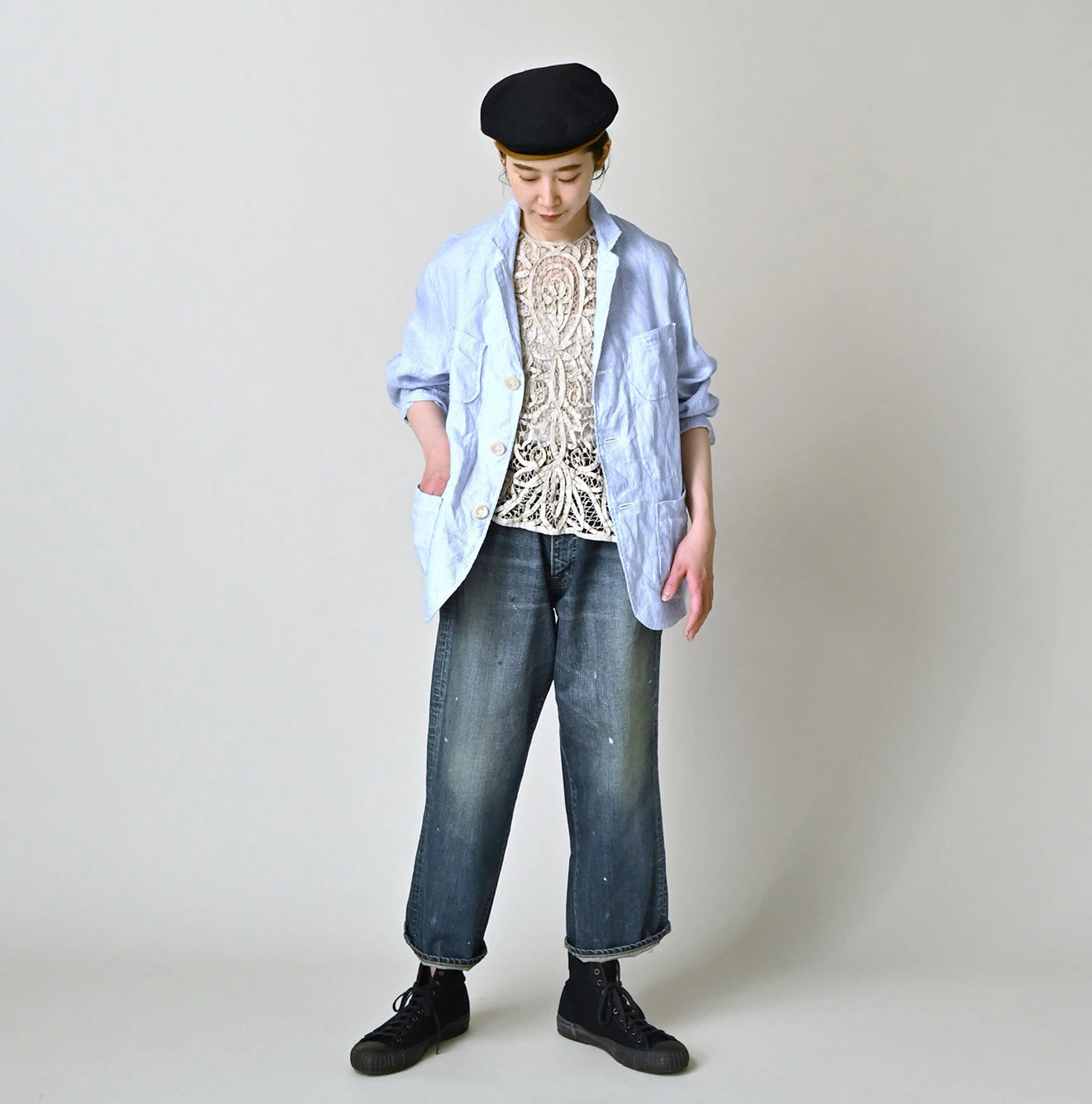 45R Linen Oxford 908 4-Pocket Shirt - Image 4