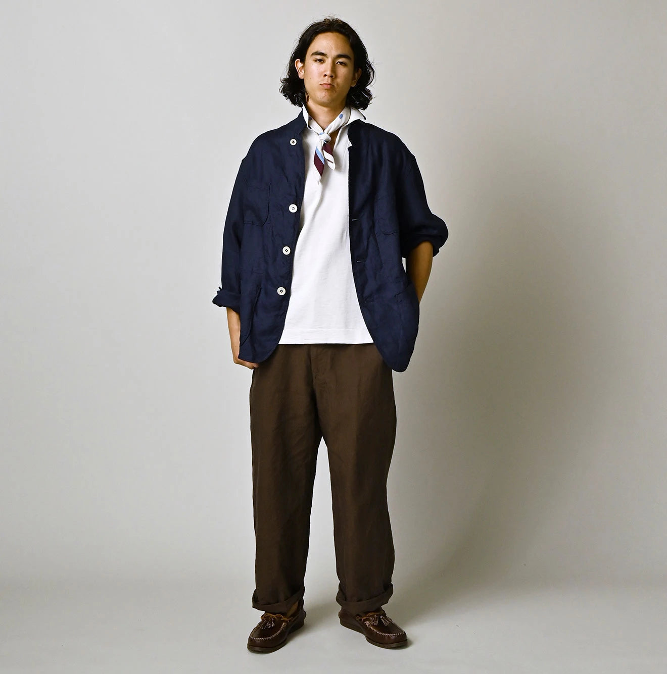 45R Linen Oxford 908 4-Pocket Shirt - Image 5