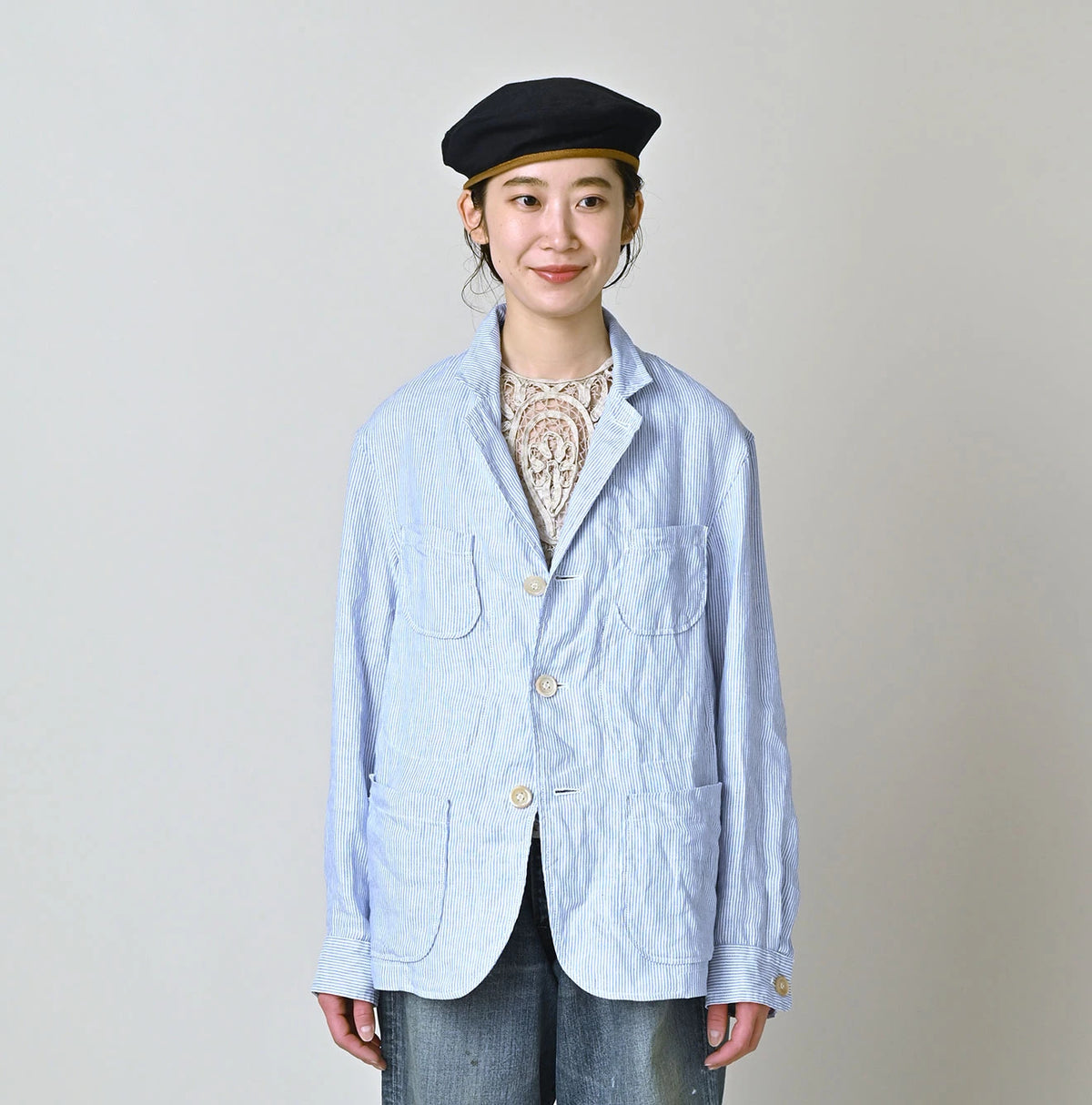 45R Linen Oxford 908 4-Pocket Shirt
