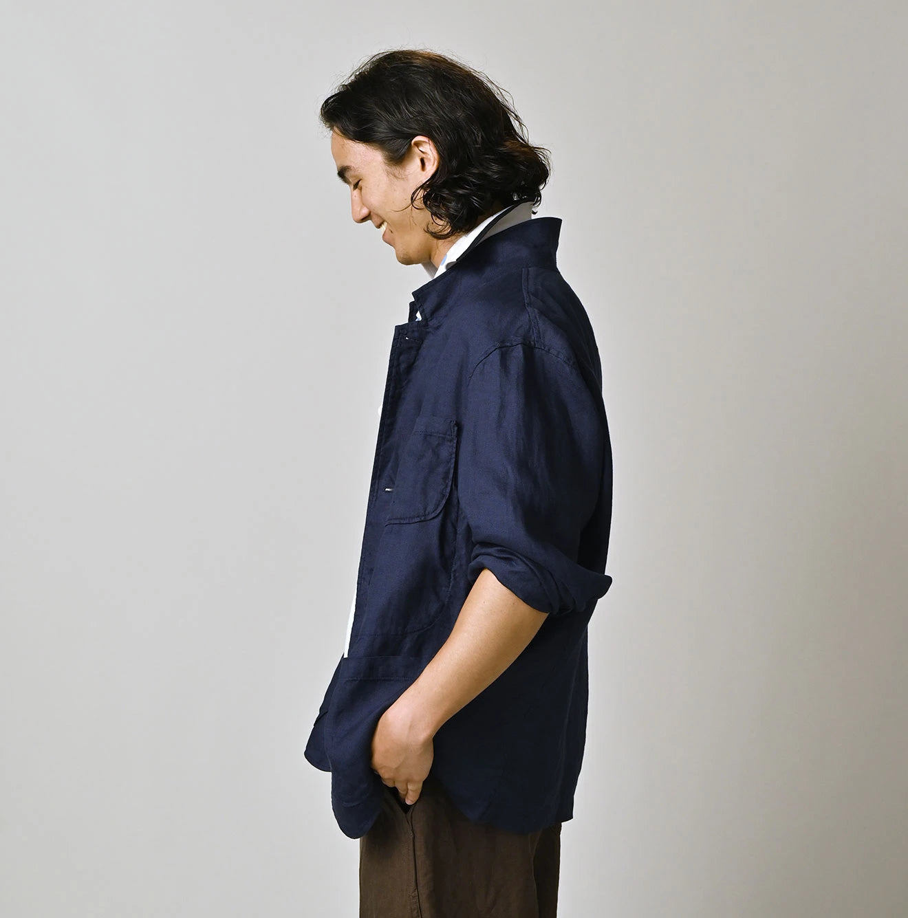 45R Linen Oxford 908 4-Pocket Shirt - Image 11