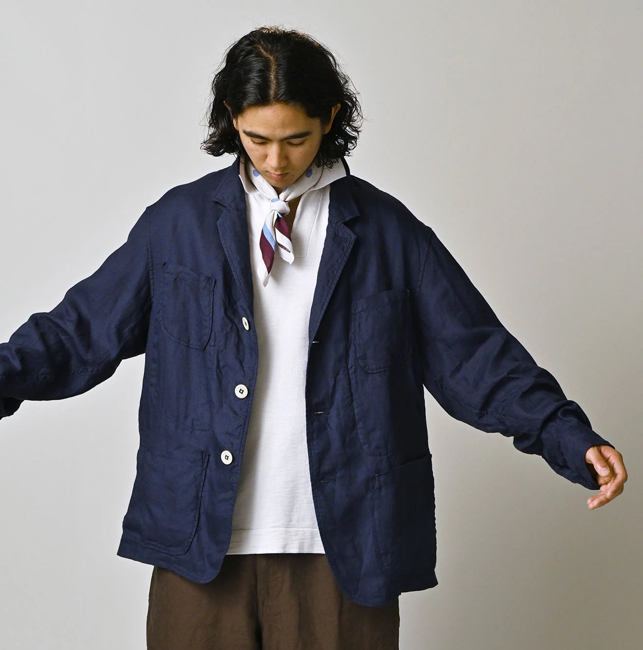 45R Linen Oxford 908 4-Pocket Shirt - Image 13