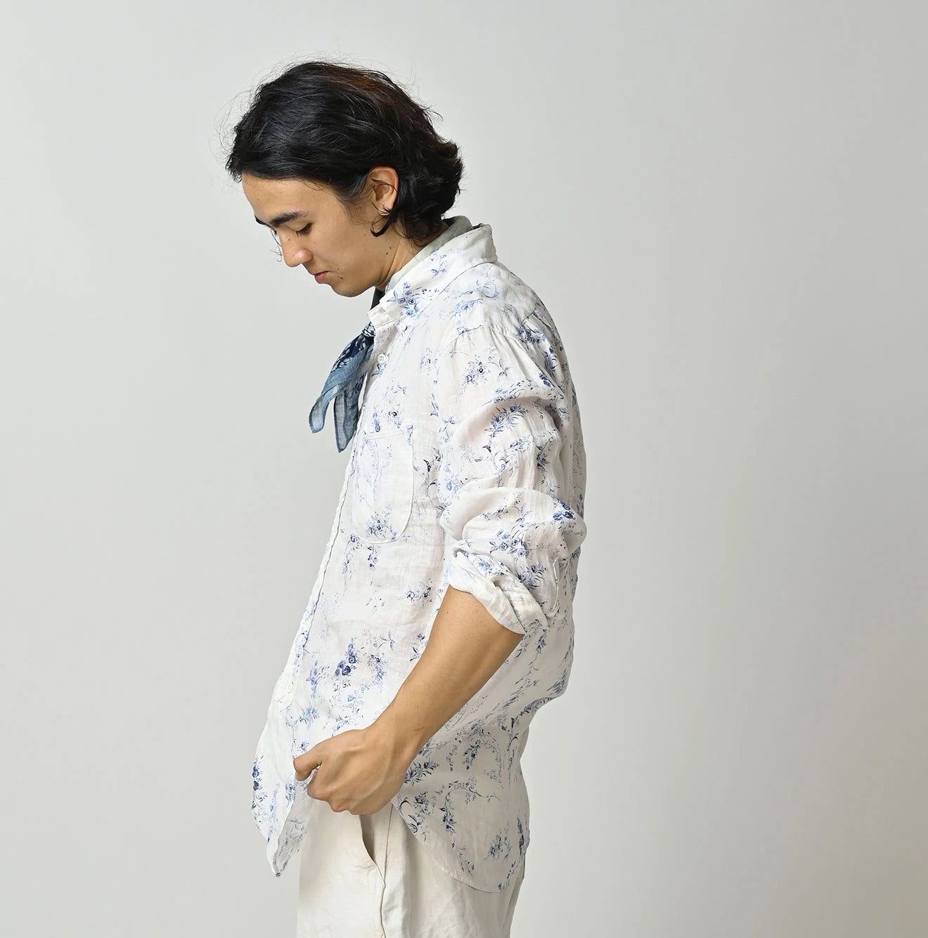 45R Linen Campanula Loafer Shirt - Image 9