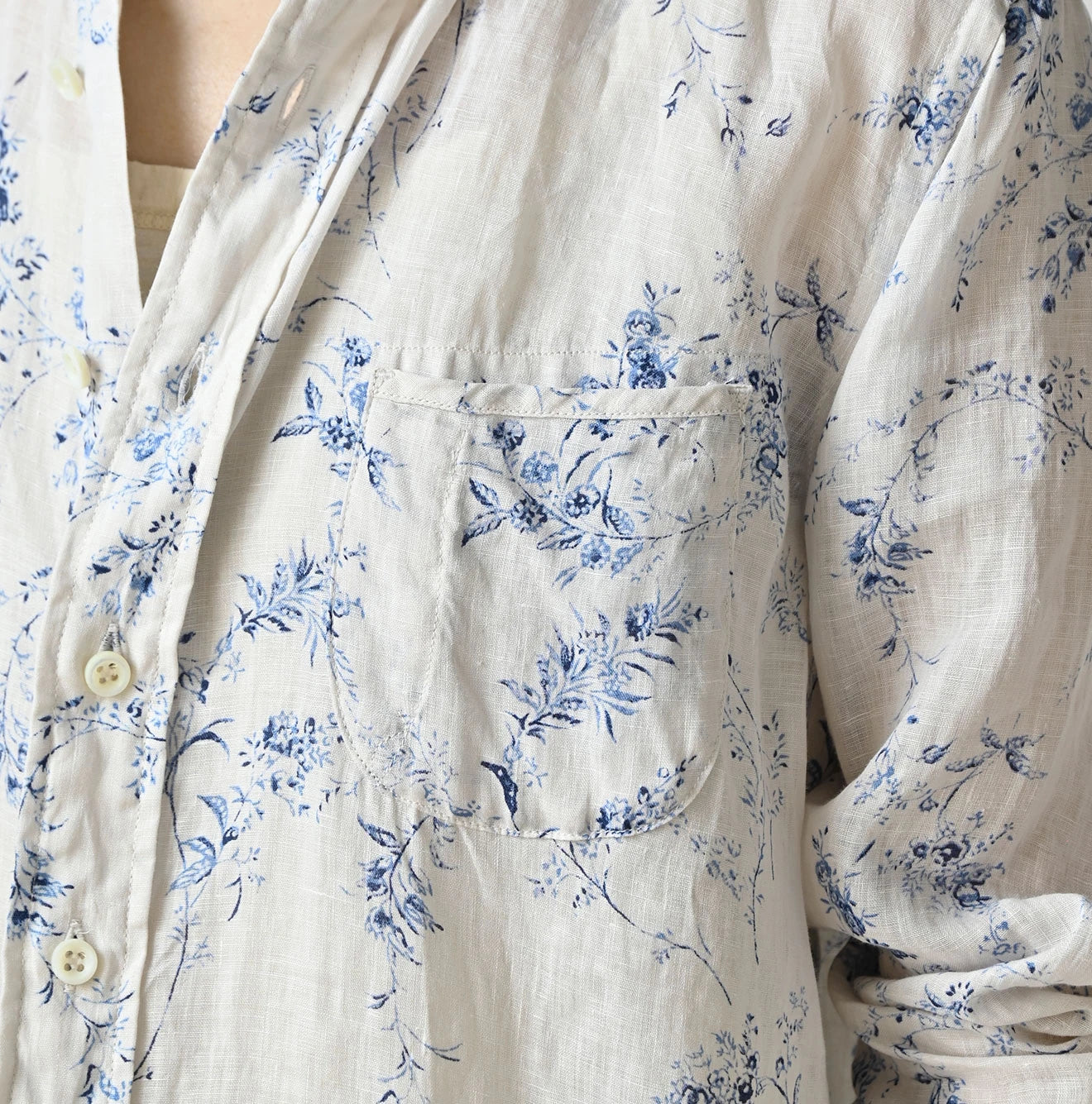45R Linen Campanula Loafer Shirt - Image 12