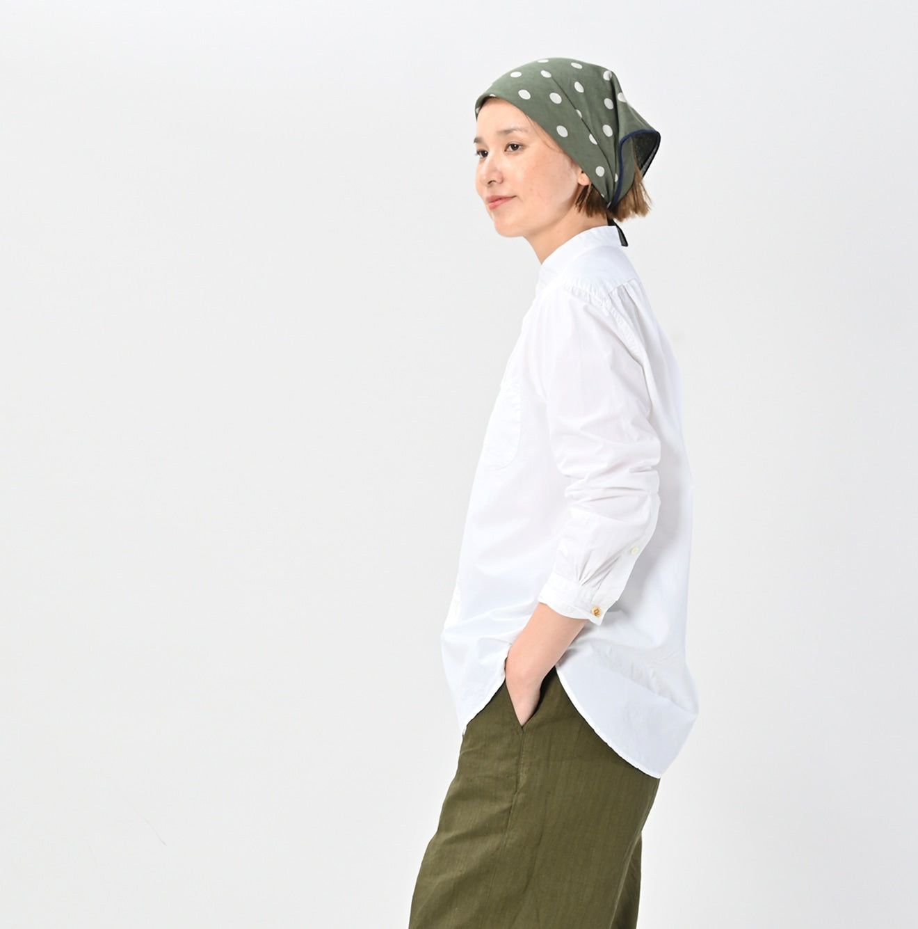 45R Miko 908 Loafer Stand Collar Shirt - Image 7