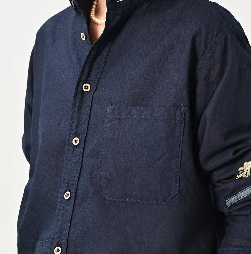 Indigo 504Oxford 908 Stiebee Shirt (Size 2) - Image 11