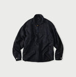 Indigo Linen Sateen 908 Duffer Shirt
