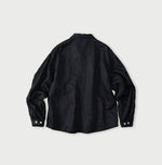 Indigo Linen Sateen 908 Duffer Shirt