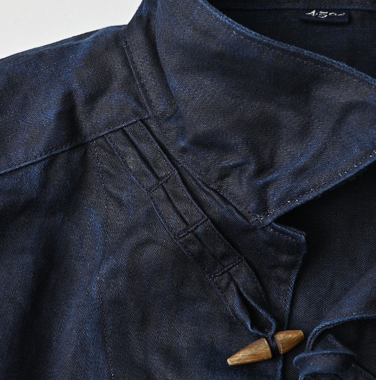 Indigo Linen Sateen 908 Duffer Shirt