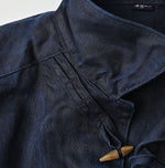 Indigo Linen Sateen 908 Duffer Shirt