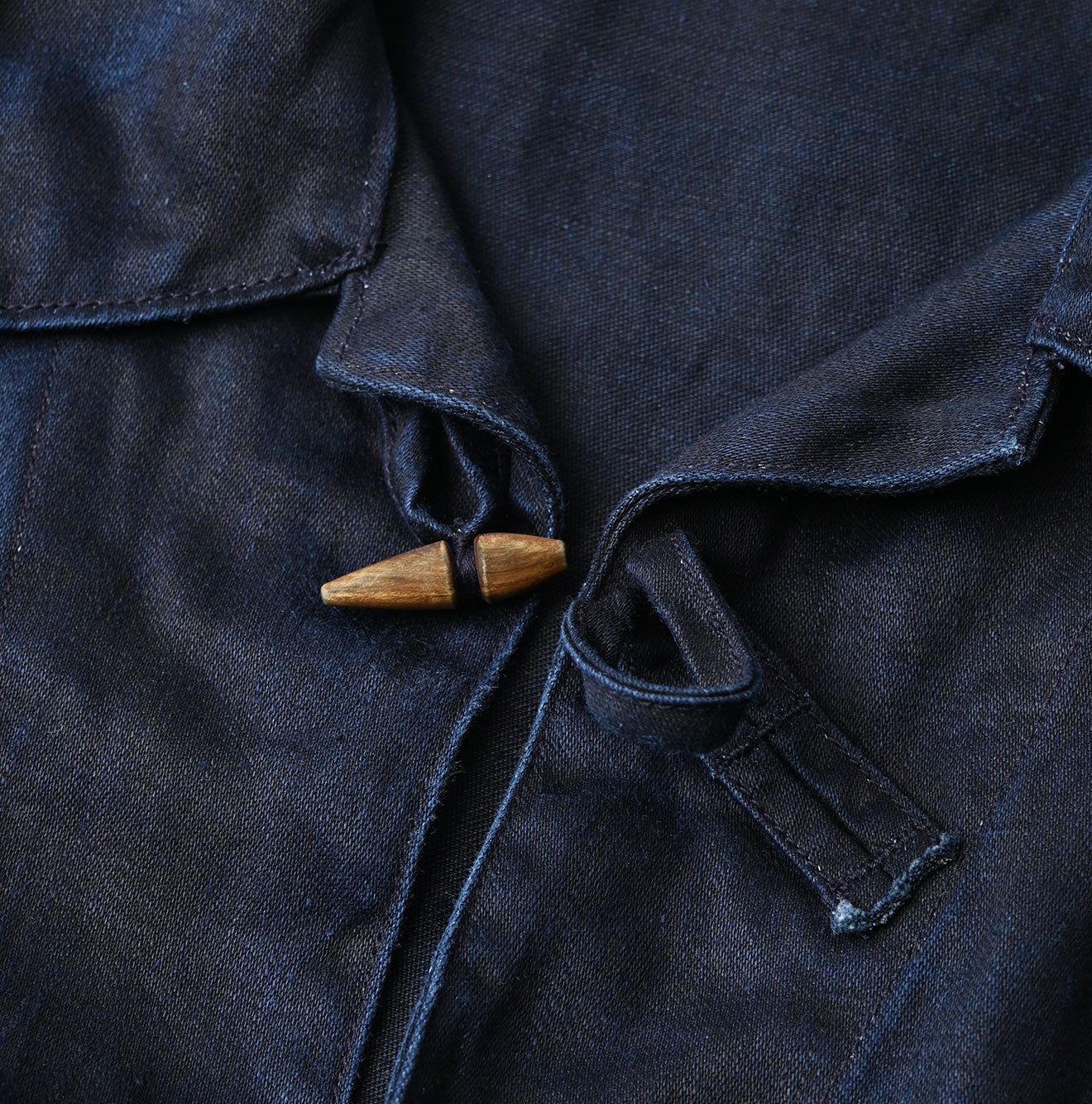 Indigo Linen Sateen 908 Duffer Shirt - Image 14
