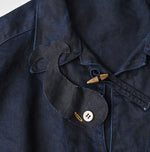 Indigo Linen Sateen 908 Duffer Shirt