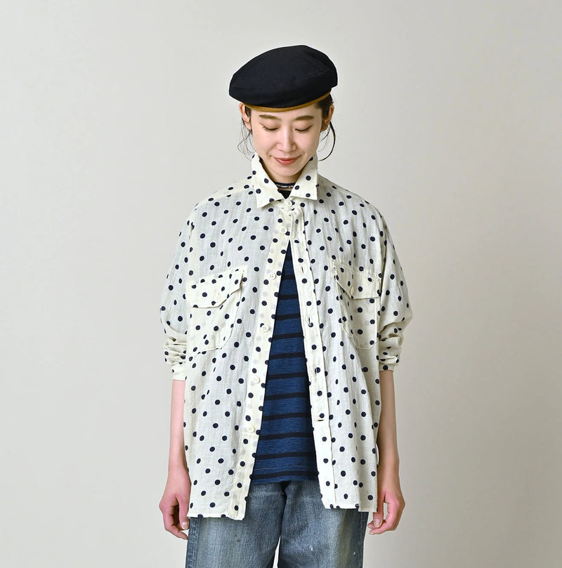 45R Gauze 908 Polka Dot Cruise Shirt - Image 4