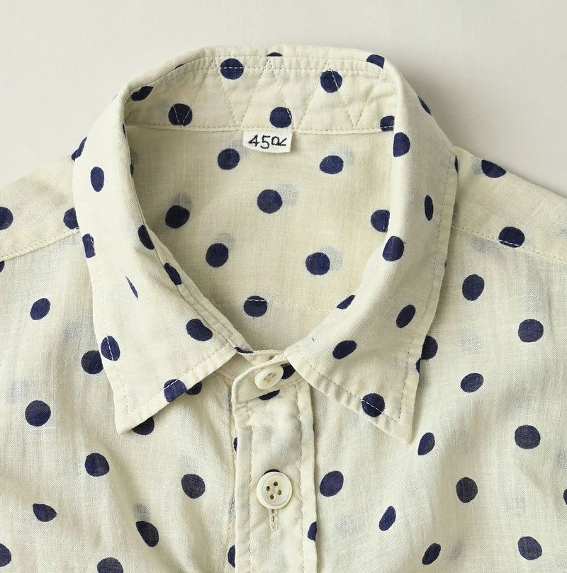 45R Gauze 908 Polka Dot Cruise Shirt - Image 16