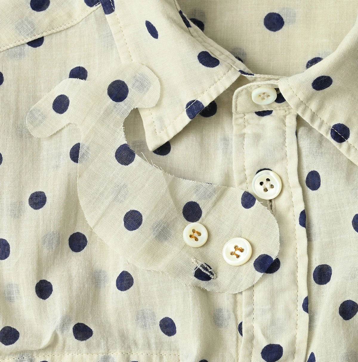 45R Gauze 908 Polka Dot Cruise Shirt