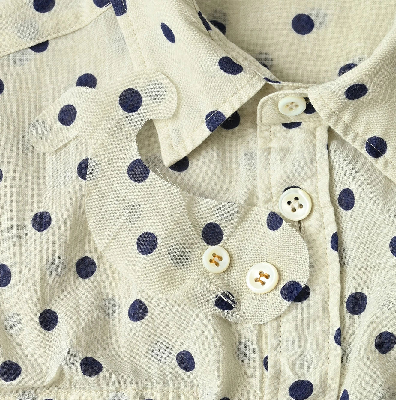 45R Gauze 908 Polka Dot Cruise Shirt
