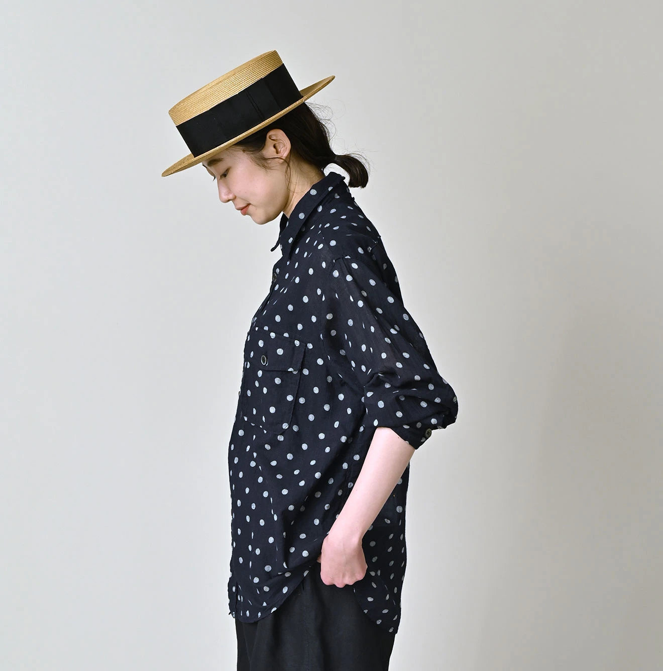 45R Gauze 908 Polka Dot Cruise Shirt - Image 5