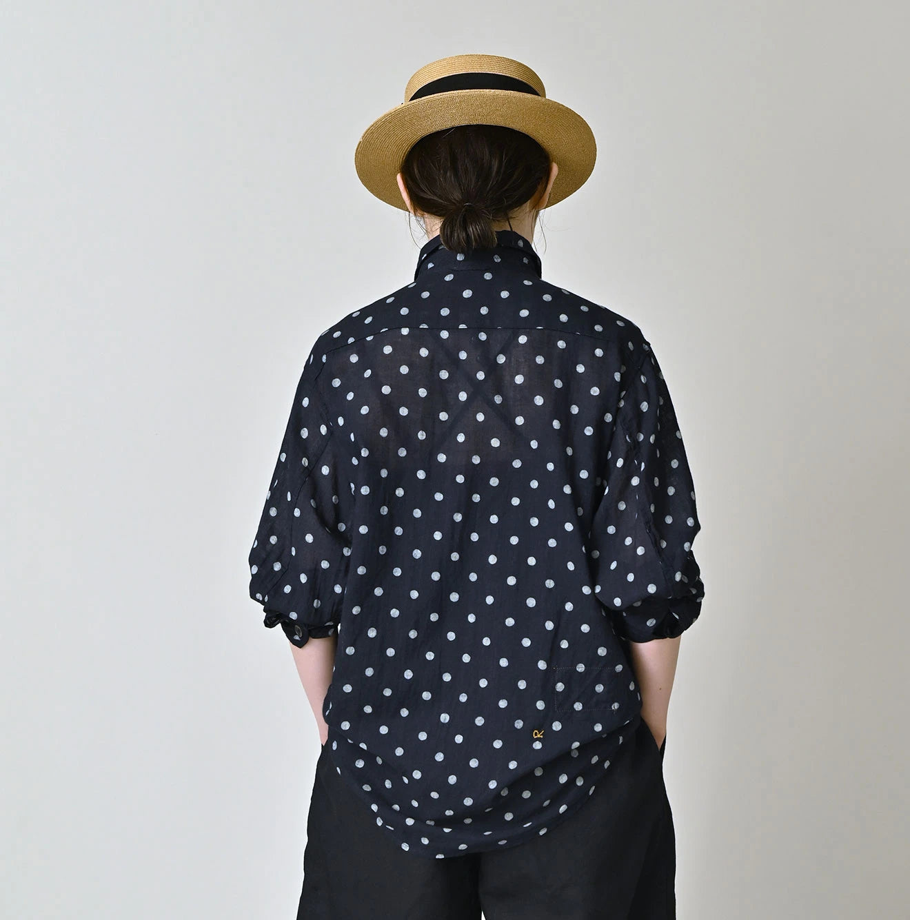 45R Gauze 908 Polka Dot Cruise Shirt - Image 6
