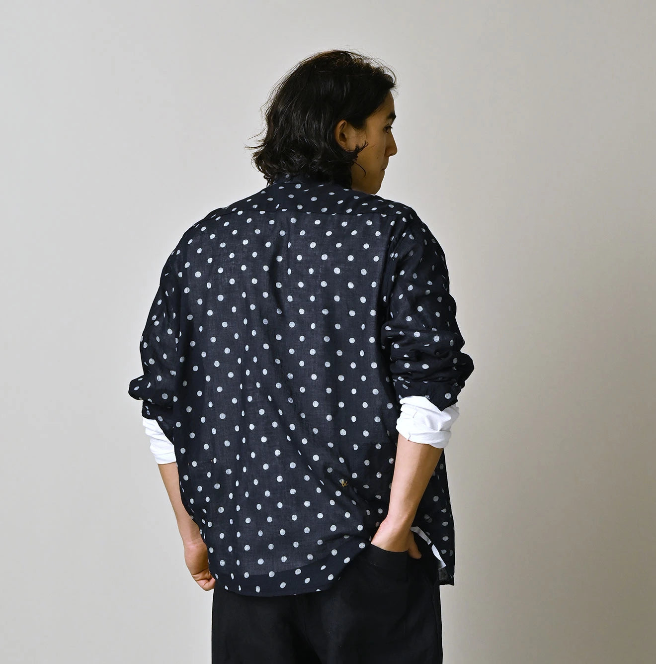 45R Gauze 908 Polka Dot Cruise Shirt - Image 10