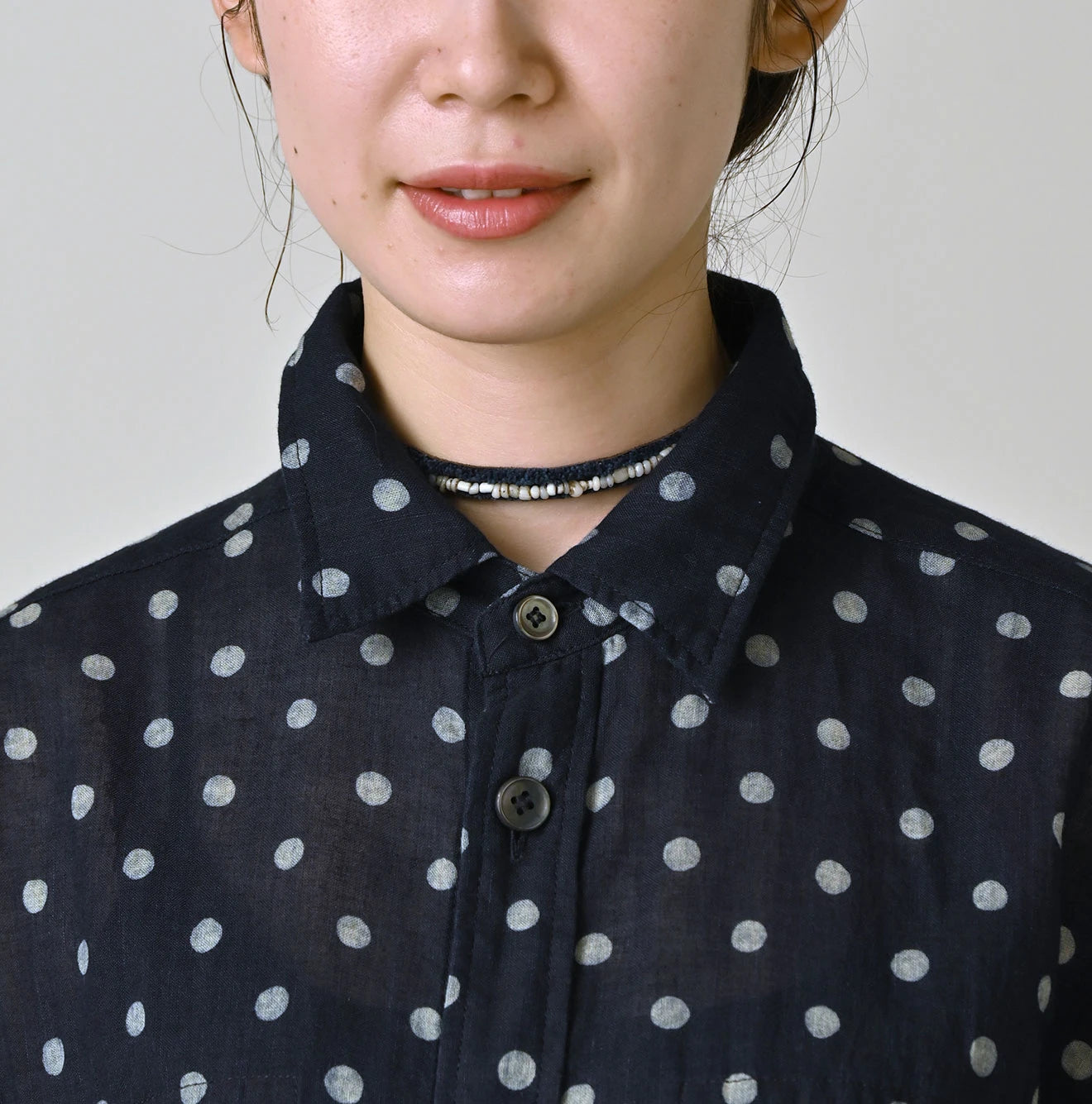 45R Gauze 908 Polka Dot Cruise Shirt - Image 11