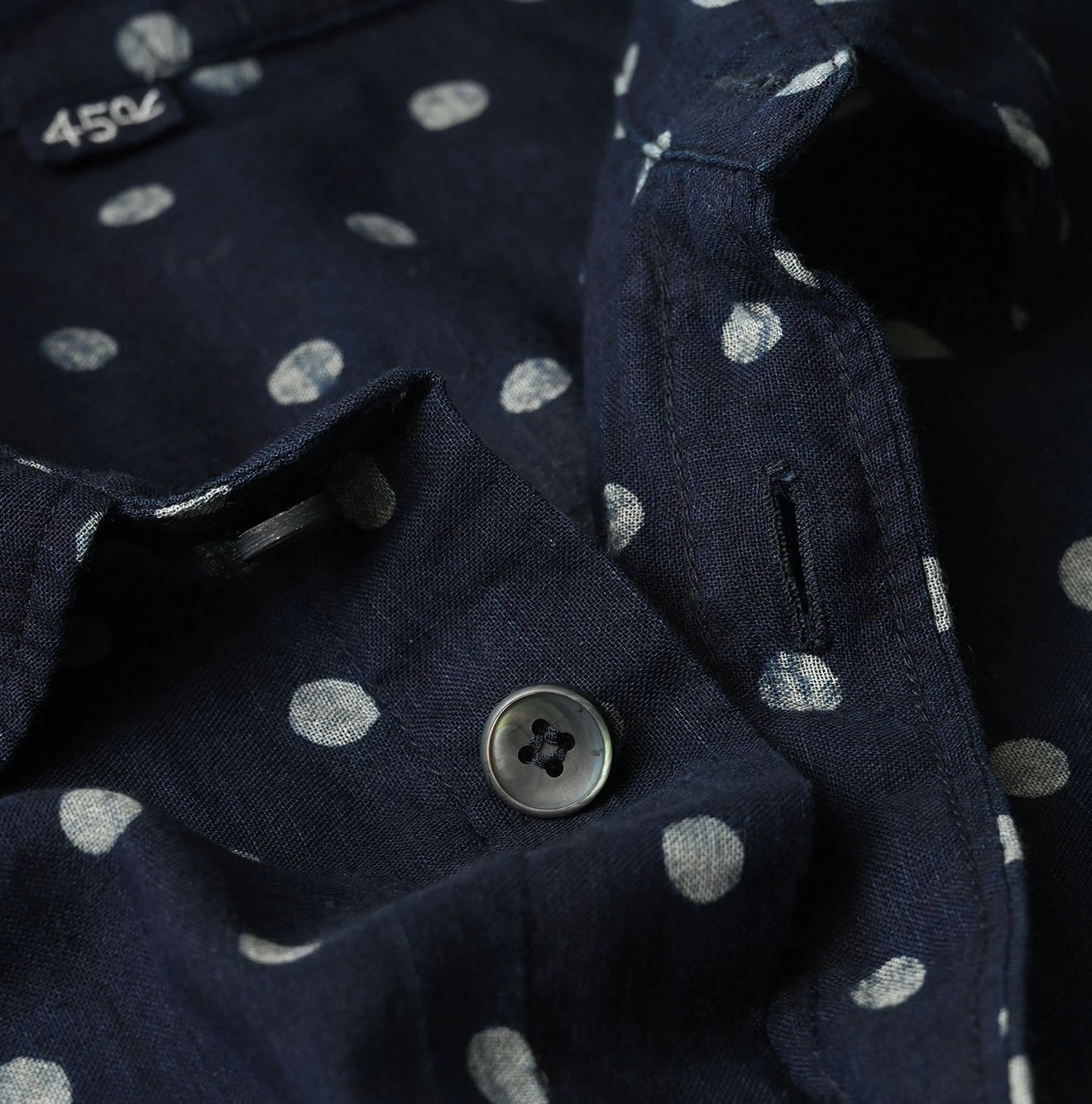 45R Gauze 908 Polka Dot Cruise Shirt - Image 15