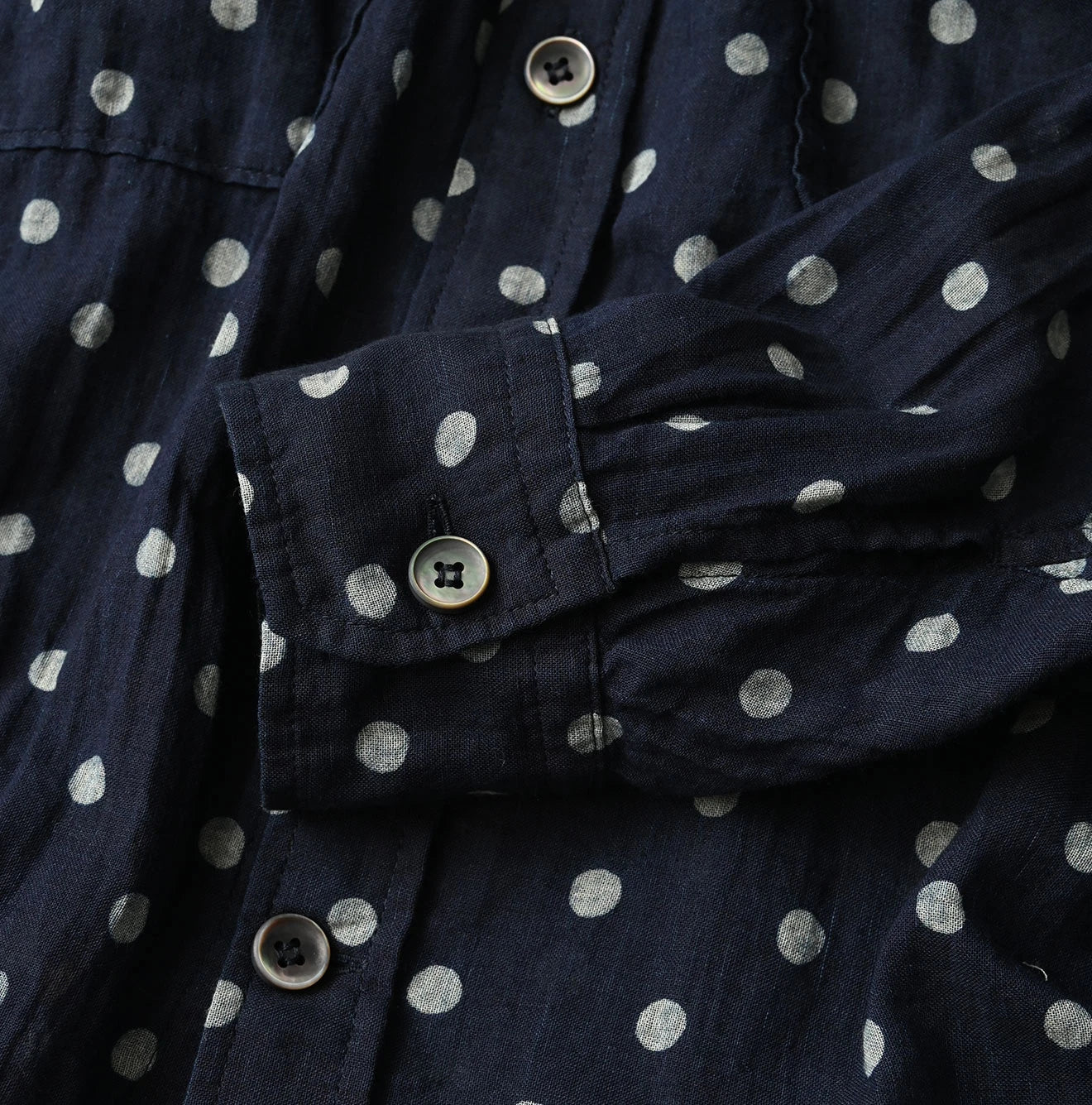 45R Gauze 908 Polka Dot Cruise Shirt - Image 18