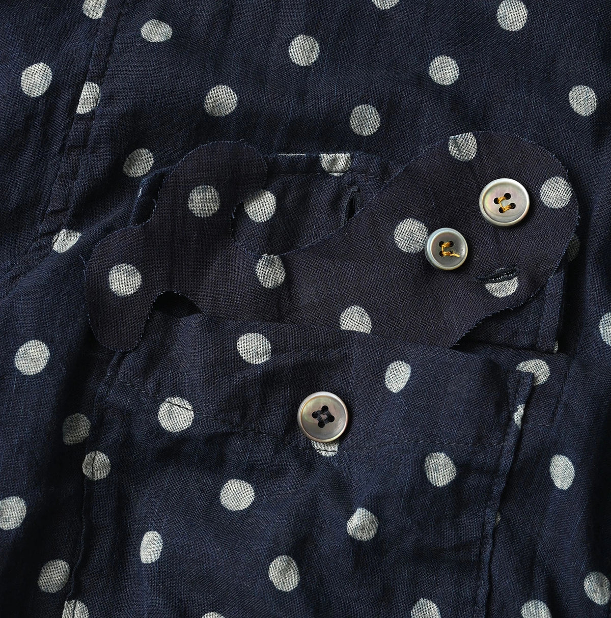 45R Gauze 908 Polka Dot Cruise Shirt