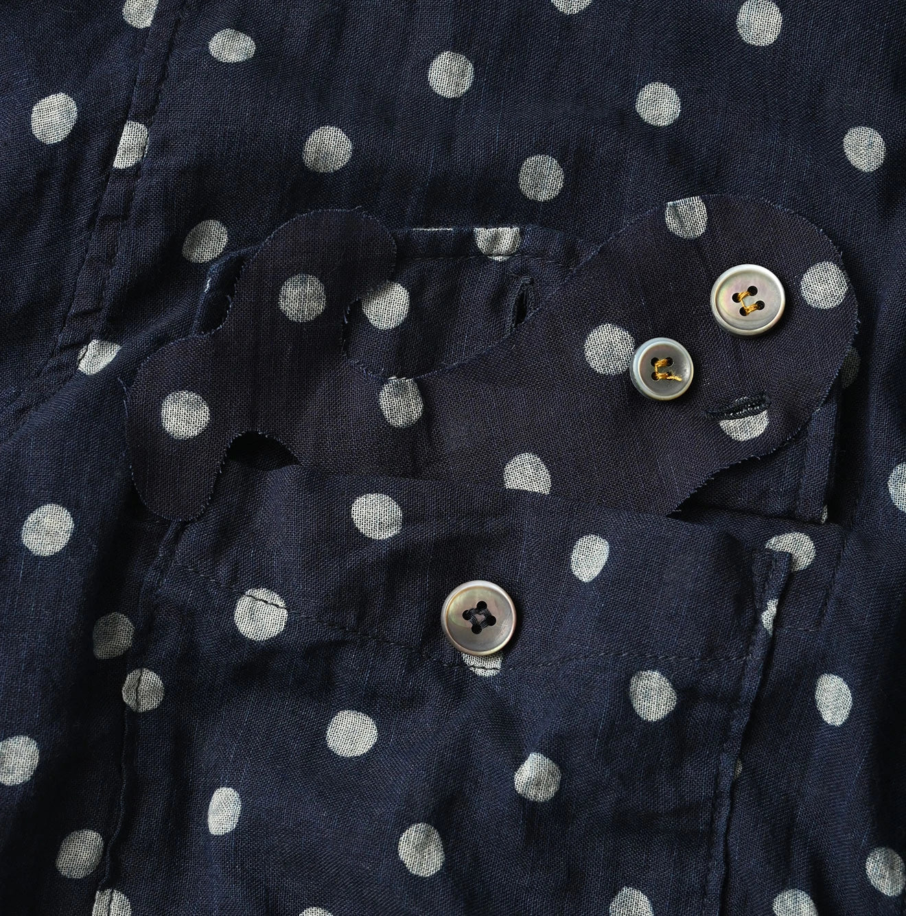 45R Gauze 908 Polka Dot Cruise Shirt