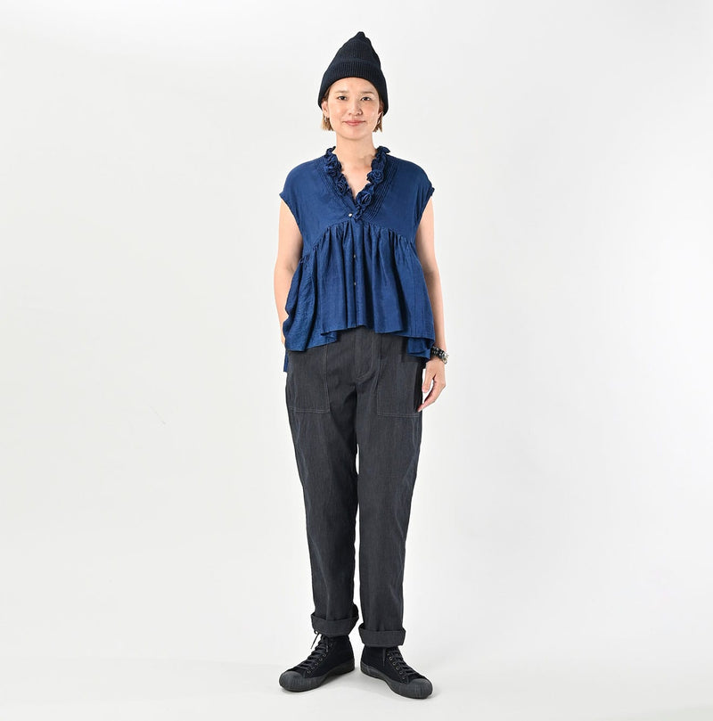 45R Indigo Yorimoku 908 Baker Pants - Image 3