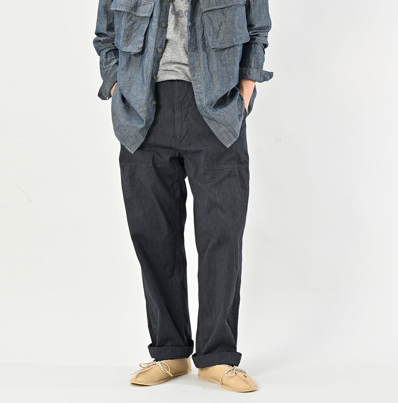 45R Indigo Yorimoku 908 Baker Pants - Image 4