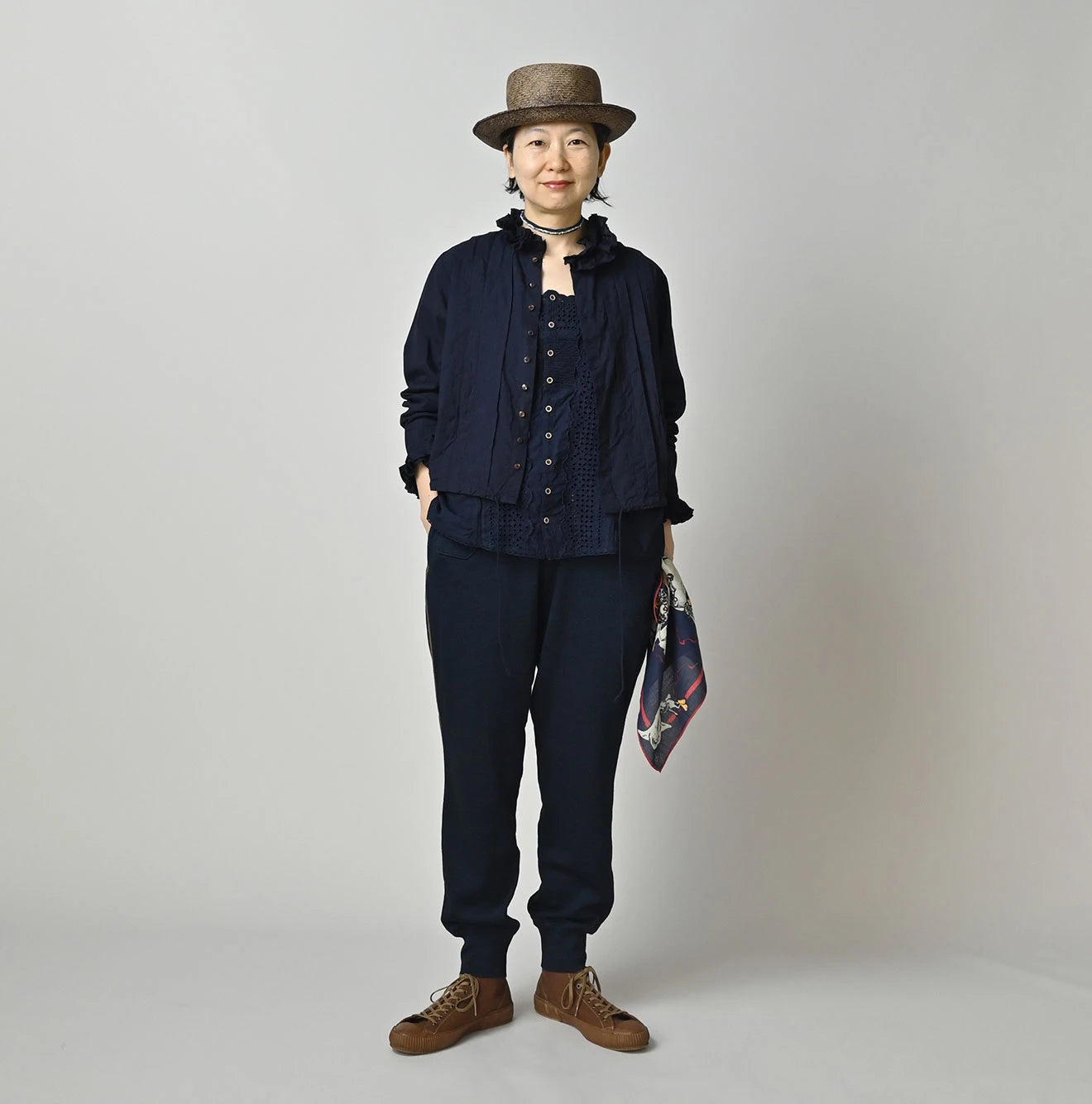 45R Indigo 908 Knit Sew Pants - Image 3