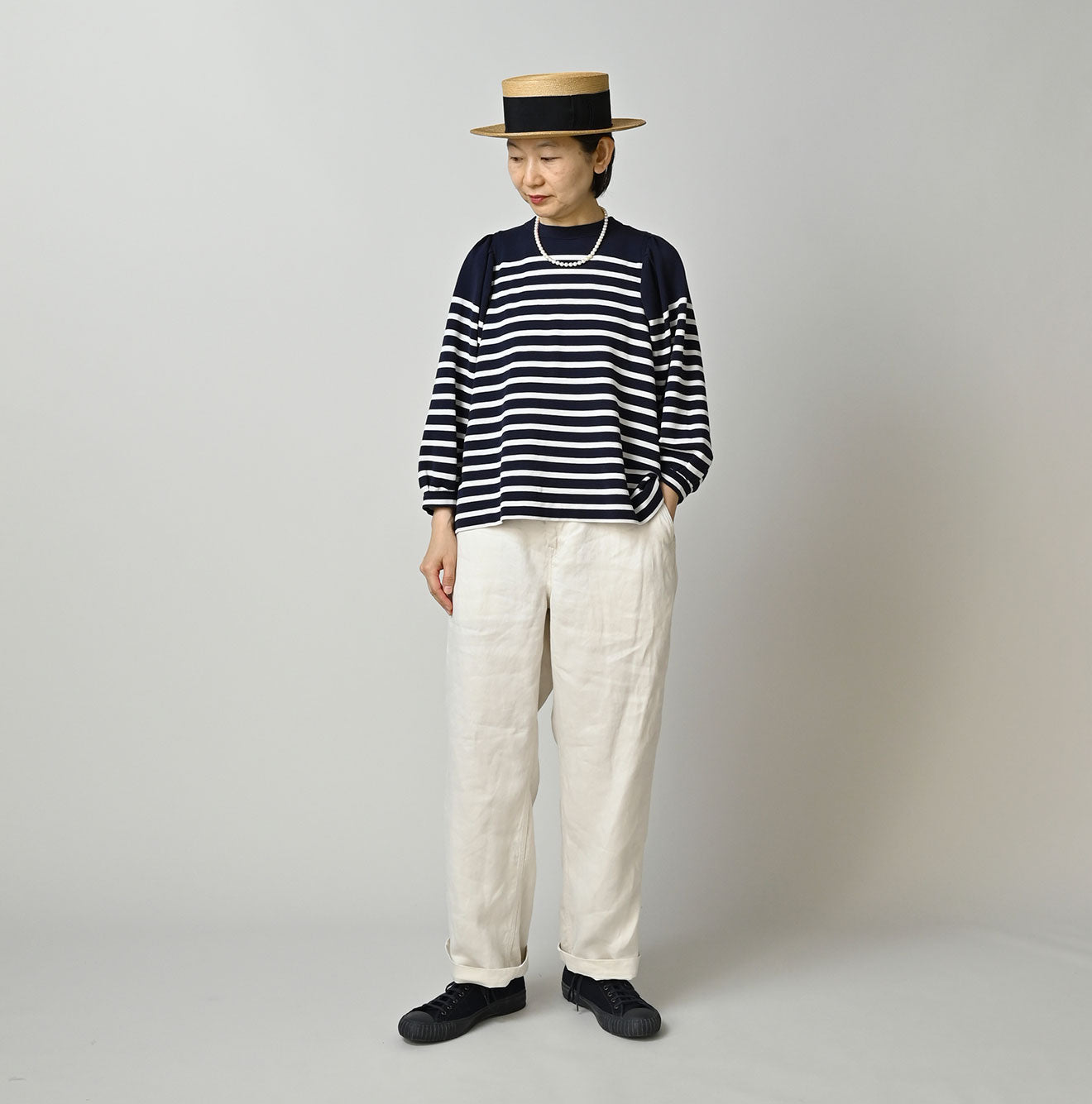Linen Sateen 908 Easy Work Pants | 45R Official Online Store – 45R